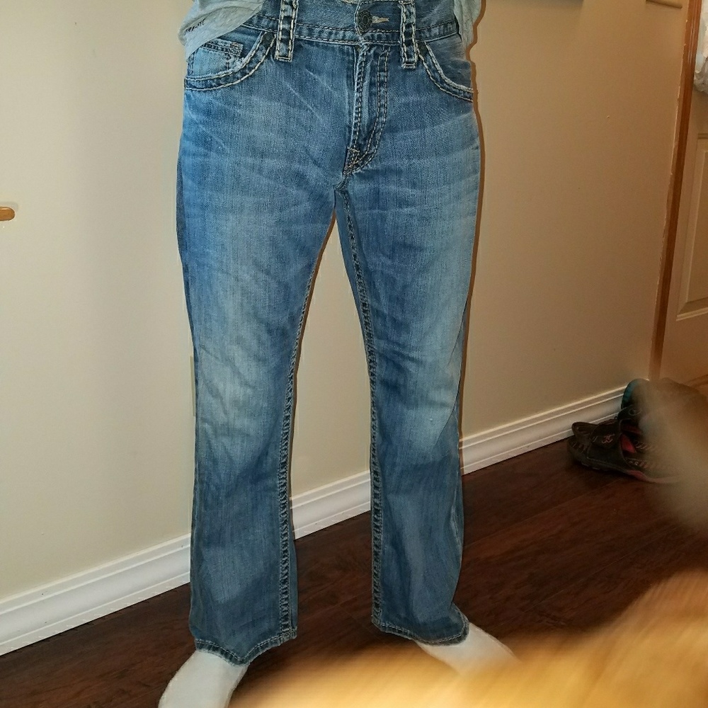 Mens silver jeans 30 x 30